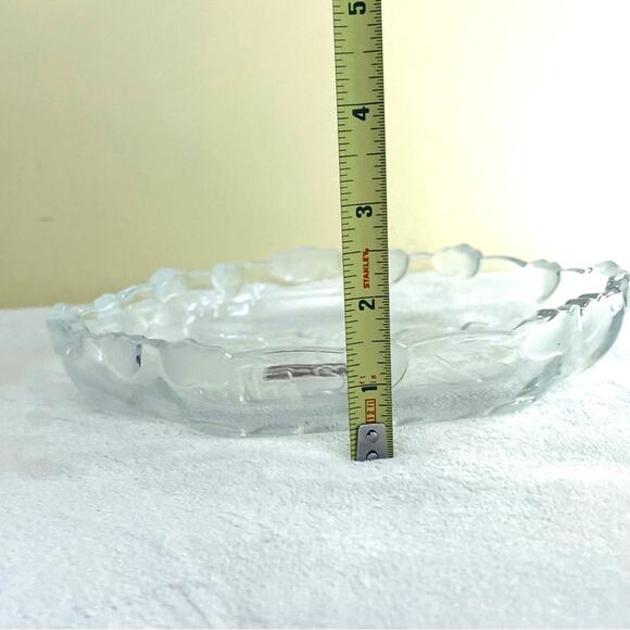 Vintage Mikasa Christmas Carolers Glass Dish Platter Candy Holiday Trinket - Picture 6 of 8